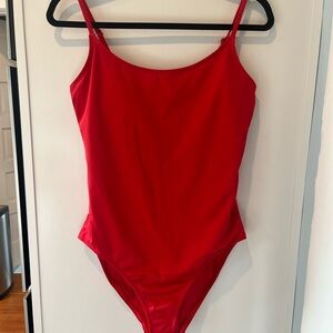 NWT Andie Swim Amalfi One Piece Red  Large Long Tordo Swimsuit